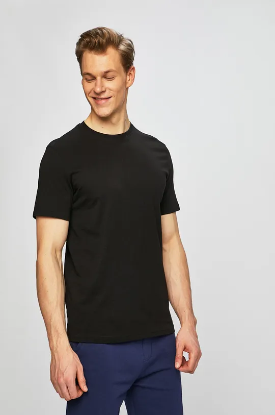 čierna Tom Tailor Denim - Pánske tričko (2-pak) Pánsky