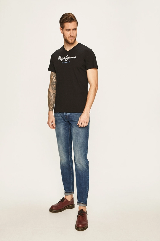 Pepe Jeans - T-shirt czarny