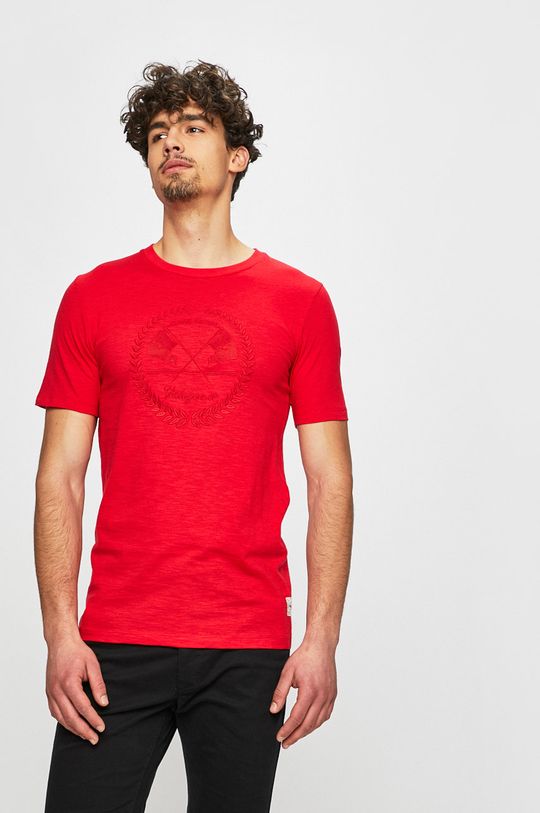červená Produkt by Jack & Jones - Pánske tričko Pánsky