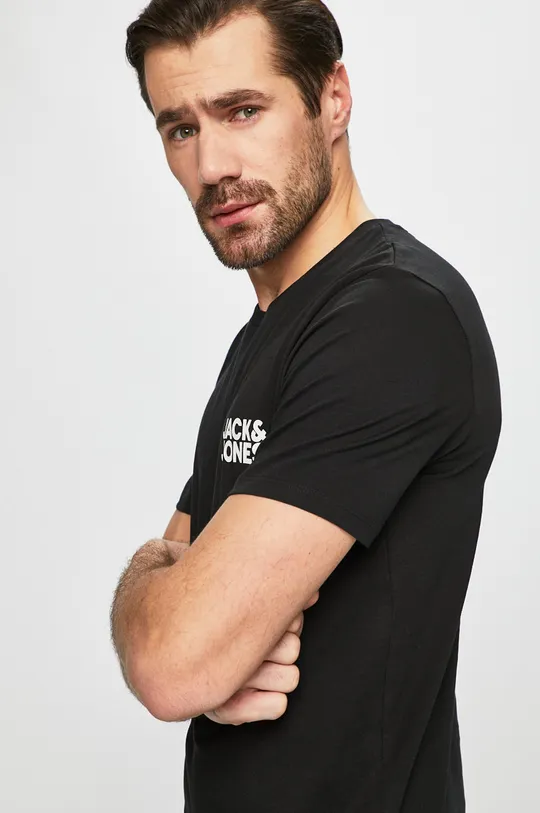 čierna Premium by Jack&Jones - Pánske tričko