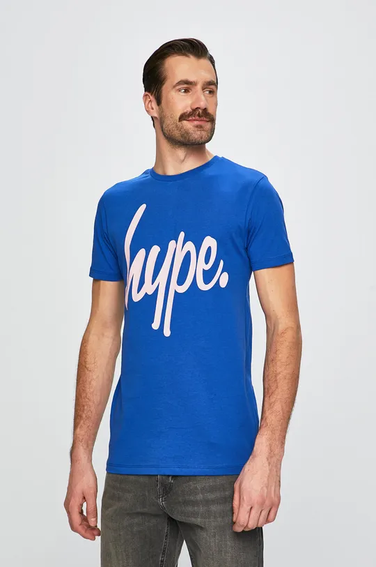 niebieski Hype - T-shirt Męski