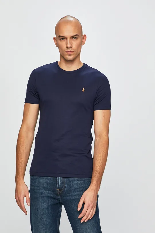 granatowy Polo Ralph Lauren - T-shirt 710740727003