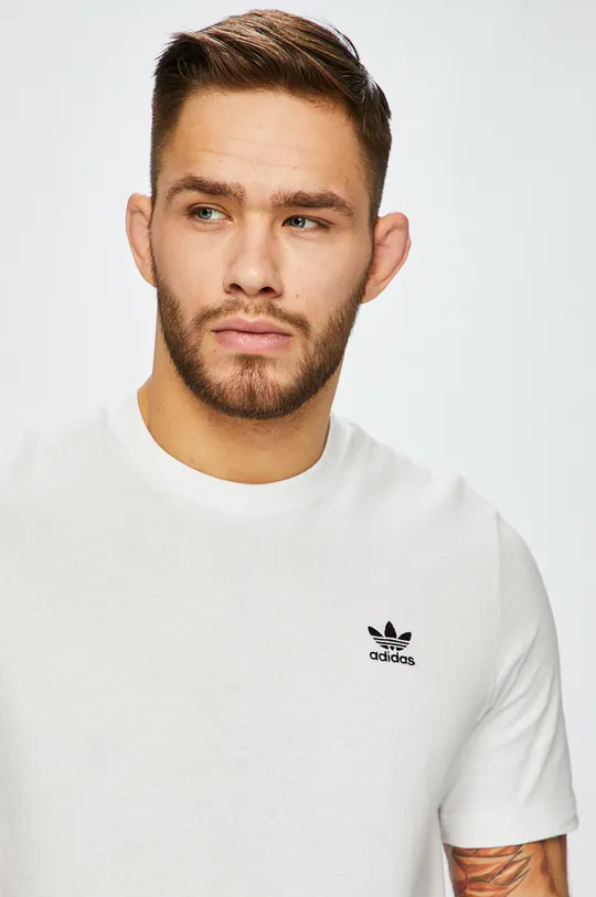 white adidas Originals t-shirt