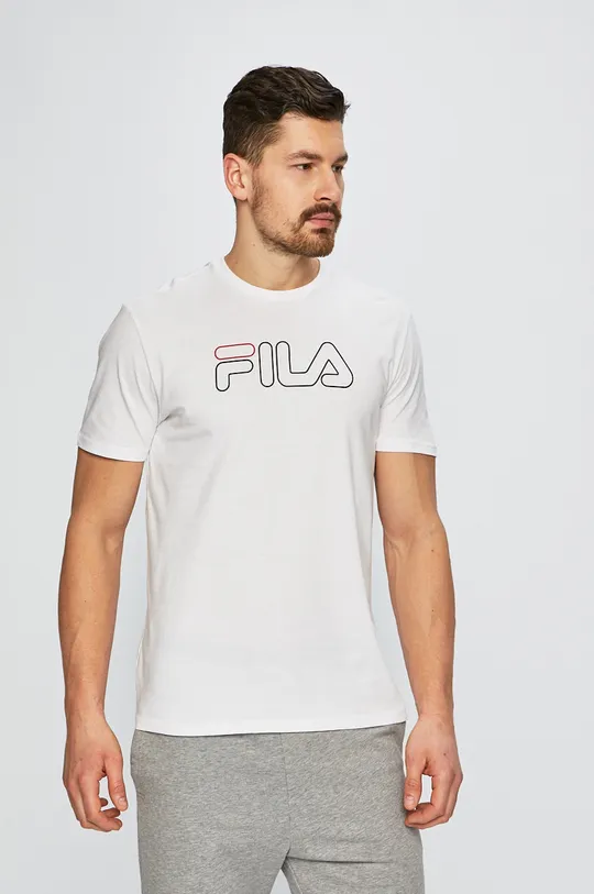fehér Fila - T-shirt Férfi