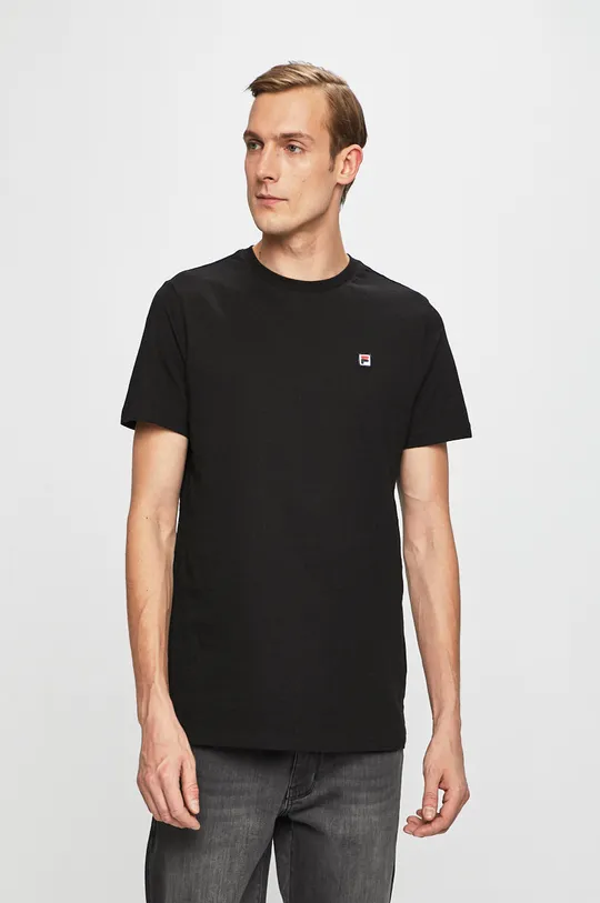 fekete Fila - T-shirt Férfi