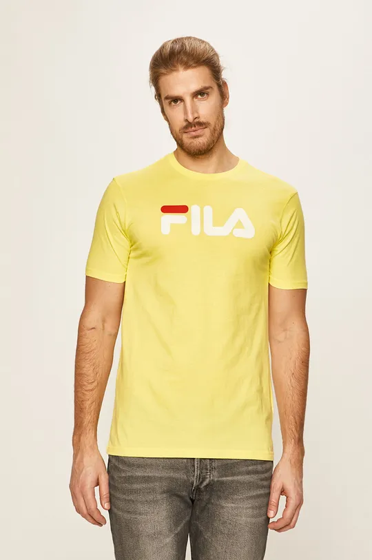 żółty Fila - T-shirt Męski