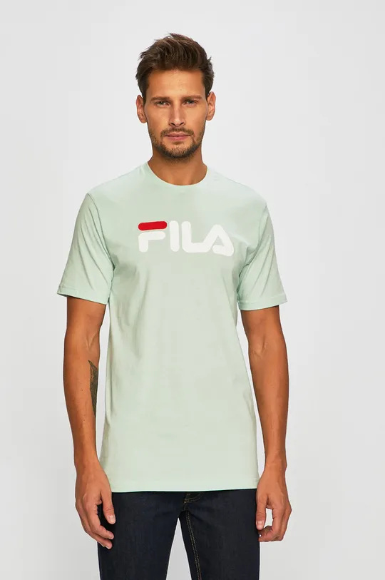 turkusowy Fila - T-shirt Męski