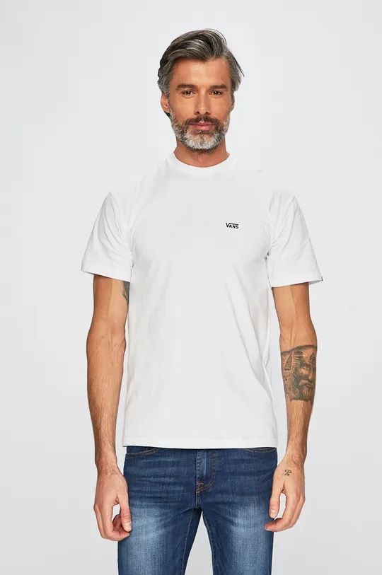 biały Vans - T-shirt