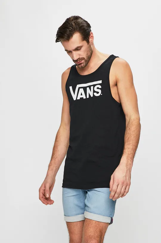 czarny Vans - T-shirt Męski