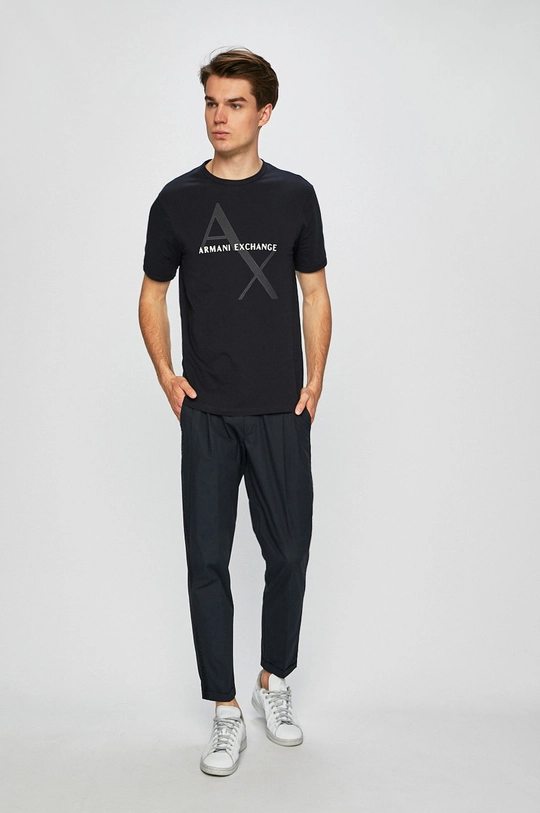 Armani Exchange T-shirt mornarsko modra