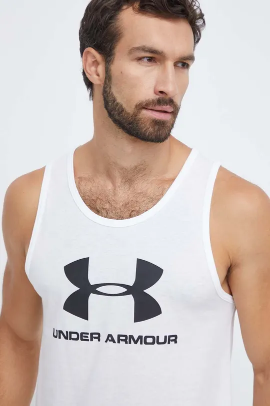 λευκό Μπλουζάκι Under Armour