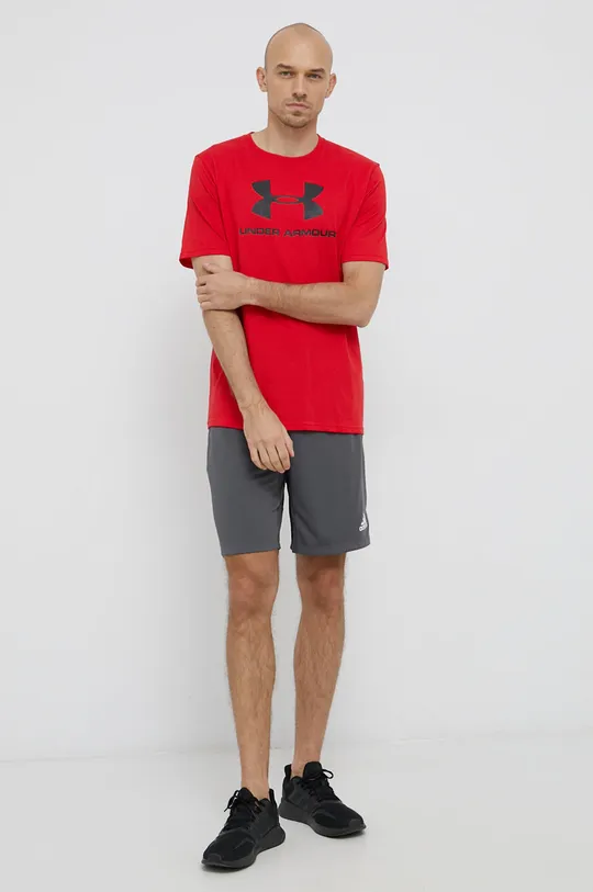 Μπλουζάκι Under Armour κόκκινο