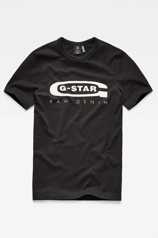 czarny G-Star Raw - T-shirt D15104.336.6484