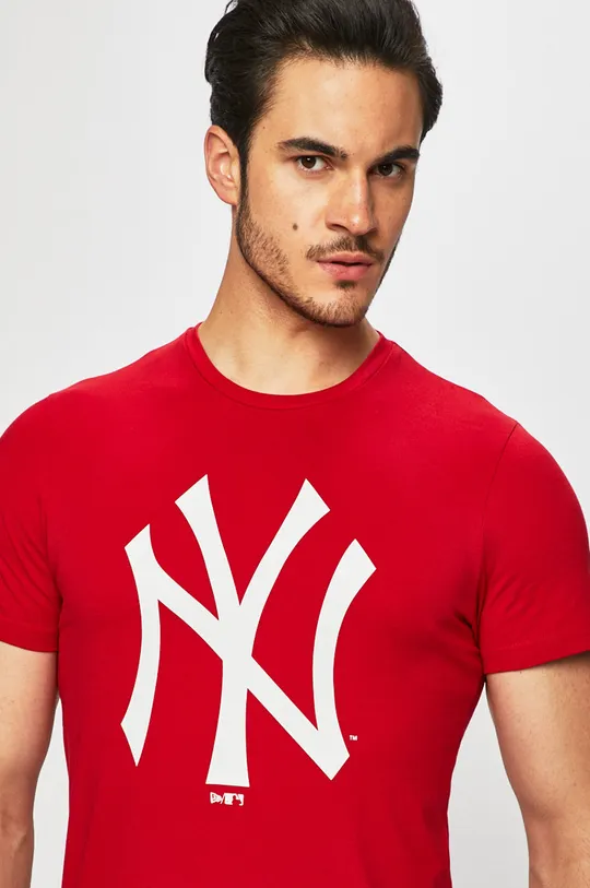 červená New Era - Pánske tričko Pánsky
