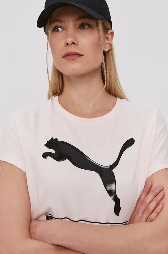 rózsaszín Puma t-shirt 581371