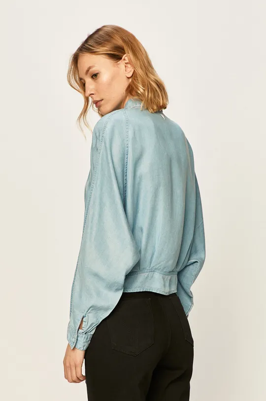 Guess Jeans - Rifľová košeľa  100% Lyocell
