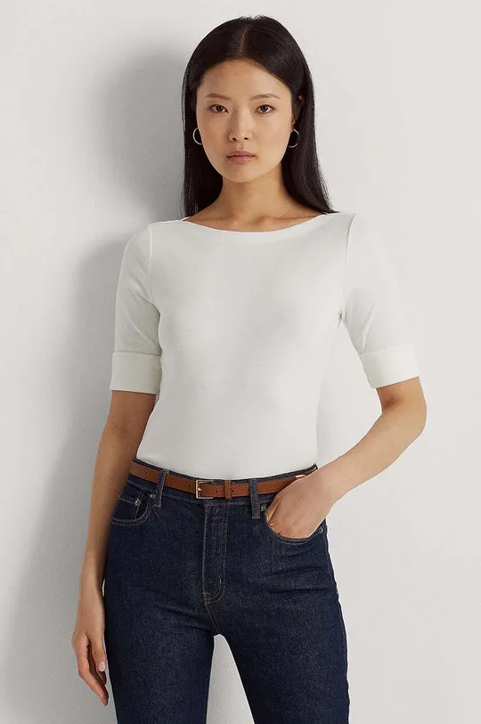 bela Lauren Ralph Lauren t-shirt Ženski