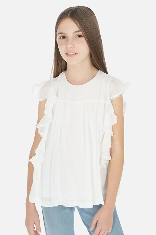 бежевый Mayoral - Детская блузка 128-167 см. Для девочек