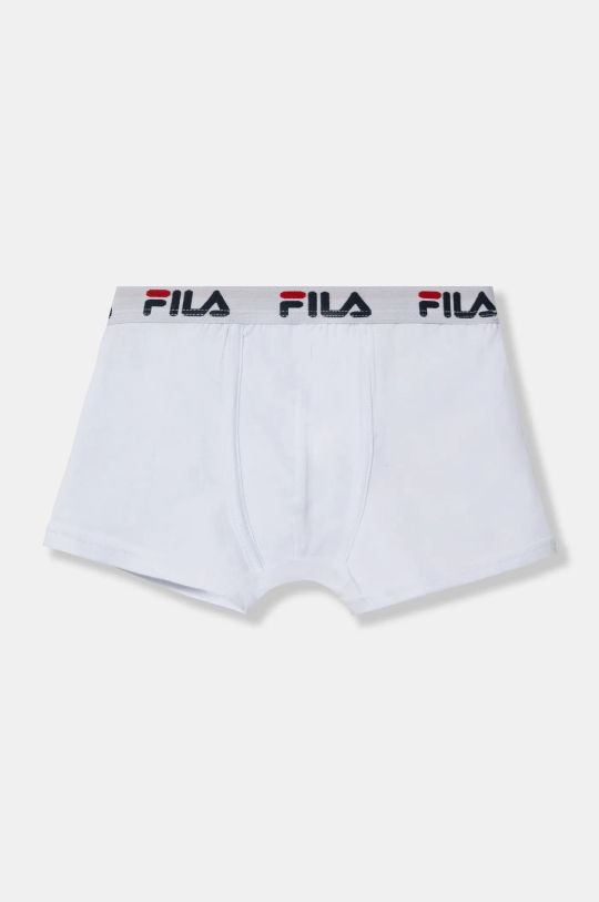 Fila otroški boksarice 125-157 cm Drobni vzorec bela FU1000