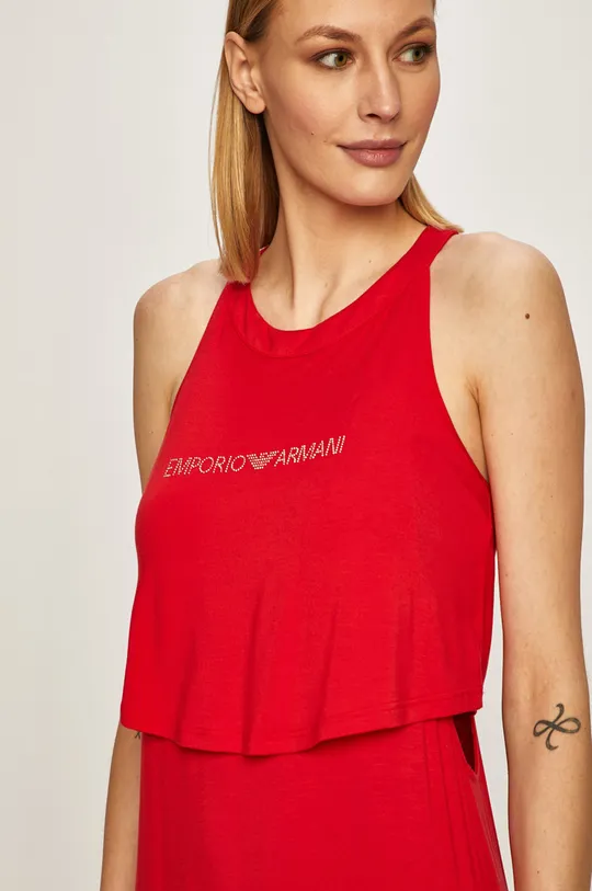 Emporio Armani - Plážové šaty červená