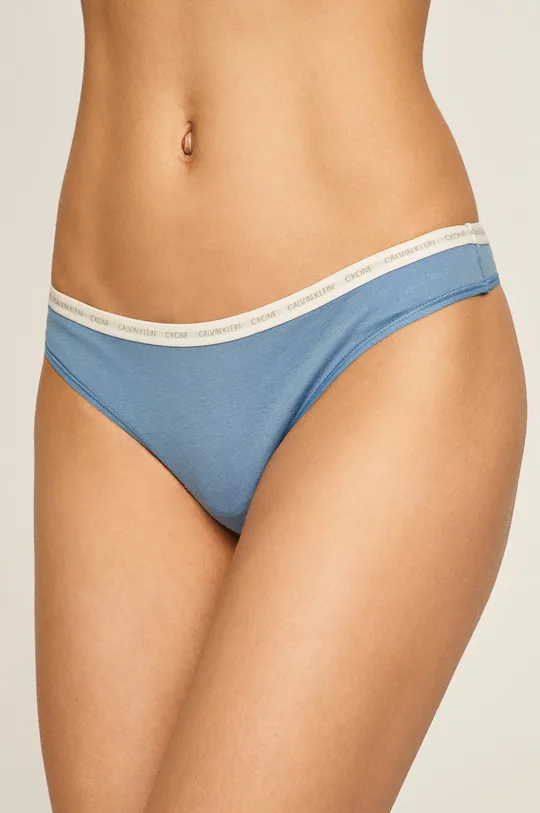 Calvin Klein Underwear - Tangá CK One (2 pak) modrá