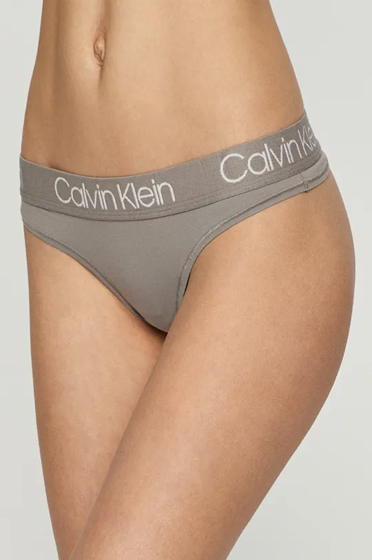 sivá Tangá Calvin Klein Underwear Dámsky