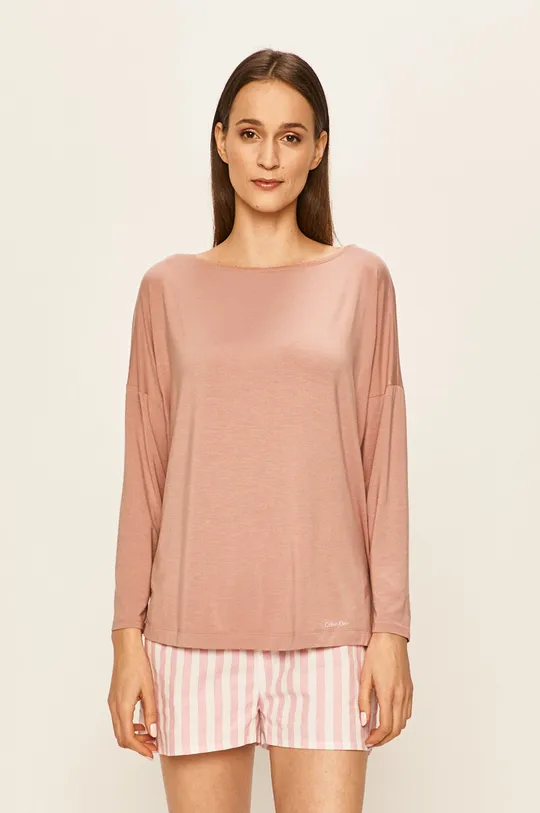 ružová Calvin Klein Underwear - Nočná košeľa Dámsky