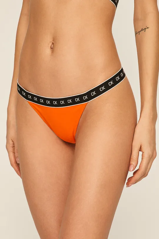 pomarańczowy Calvin Klein - Figi kąpielowe Damski