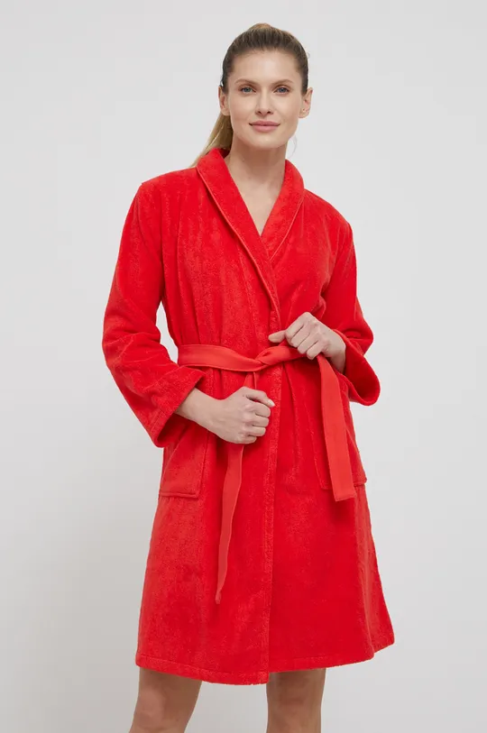 κόκκινο Kenzo - Βαμβακερό μπουρνούζι Γυναικεία