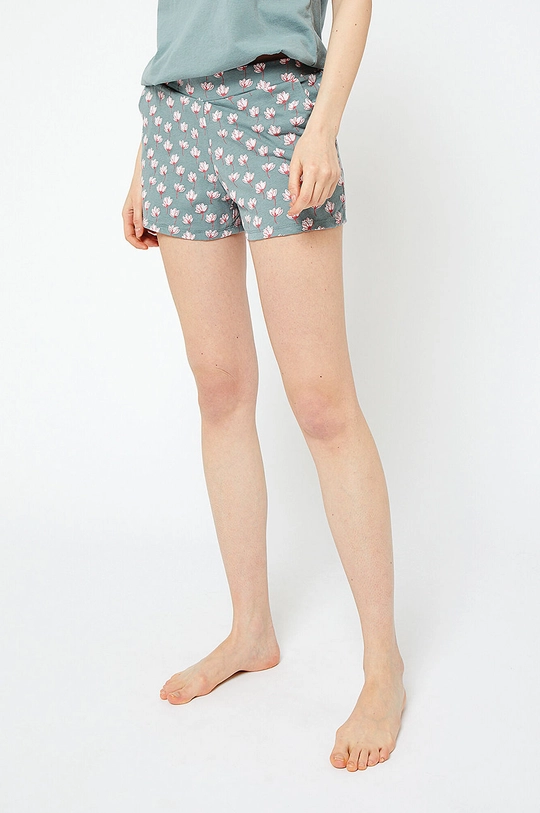 Etam - Pantaloni scurti de pijama Jade tricotaj verde 651594344