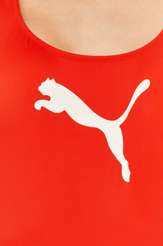czerwony Puma jednoczęściowy strój kąpielowy