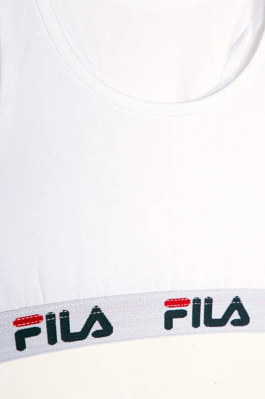 Fila - Дитячий спортивний бюстгальтер білий