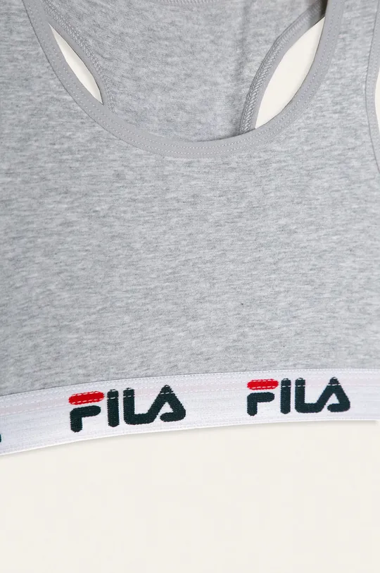 Fila - Детский спортивный бюстгальтер серый
