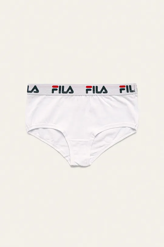 biały Fila - Figi dziecięce 125-157 cm Dziewczęcy