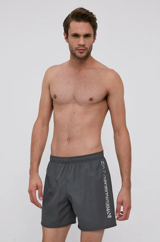 siva Kratke hlače za kupanje EA7 Emporio Armani Muški