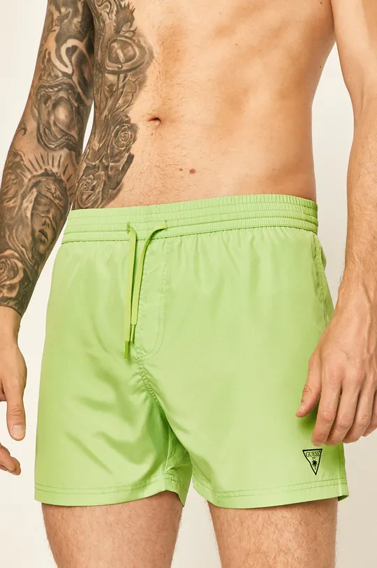 зелёный Guess Jeans - Купальные шорты Мужской