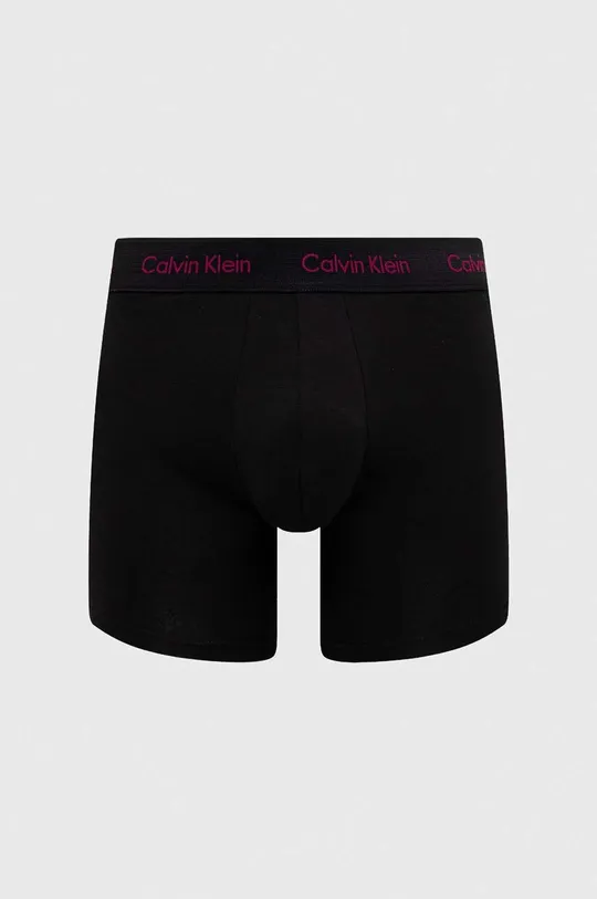 Boxerky Calvin Klein Underwear 3-pak Základná látka: 95 % Bavlna, 5 % Elastan Úprava : 79 % Polyester, 12 % Nylón, 9 % Elastan