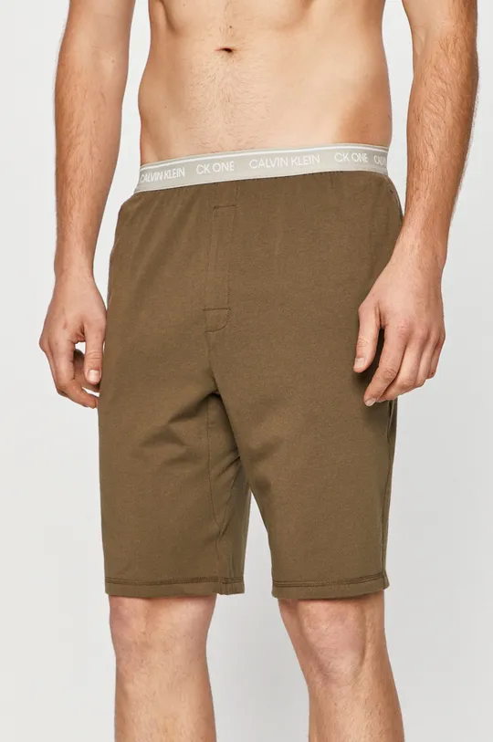 zelená Calvin Klein Underwear - Pyžamové šortky Pánsky