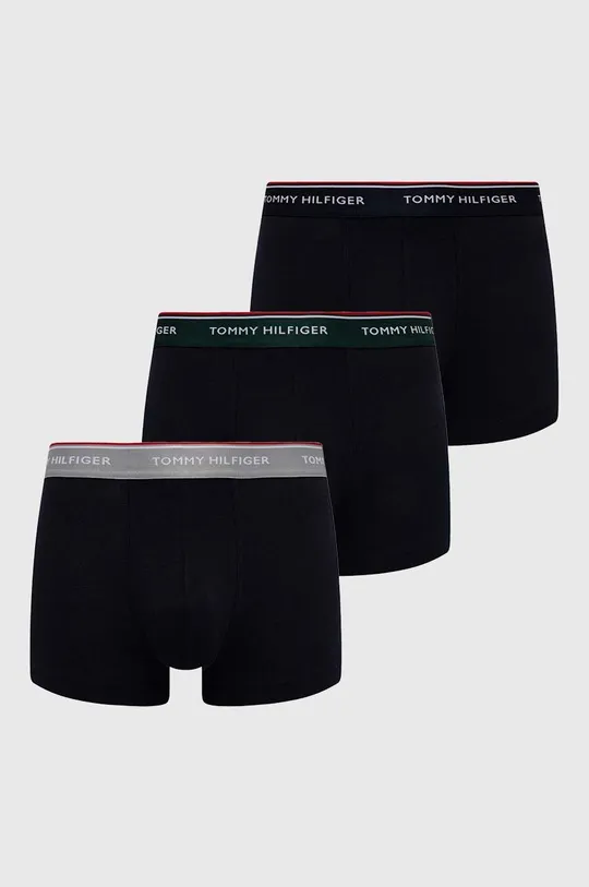 czarny Tommy Hilfiger bokserki 3-pack Męski