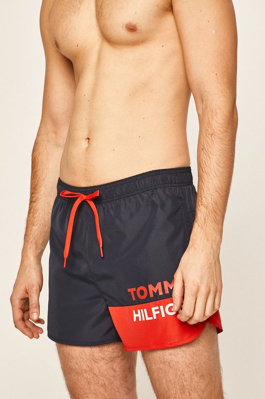 tmavomodrá Tommy Hilfiger - Plavkové šortky Pánsky