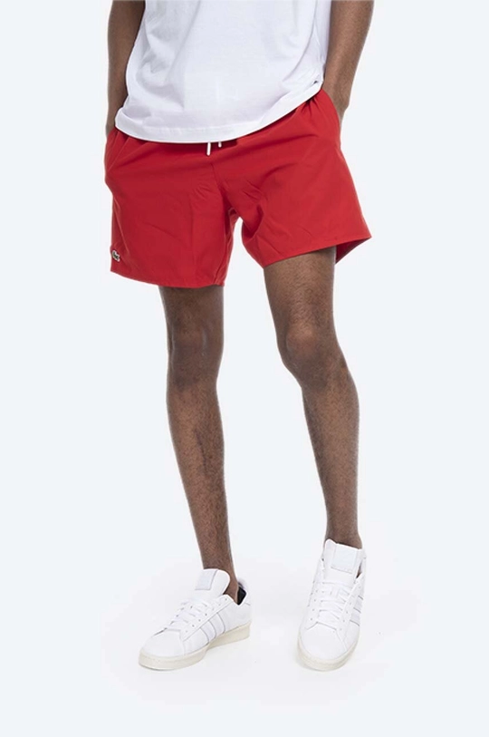 red Lacoste swim shorts Men’s