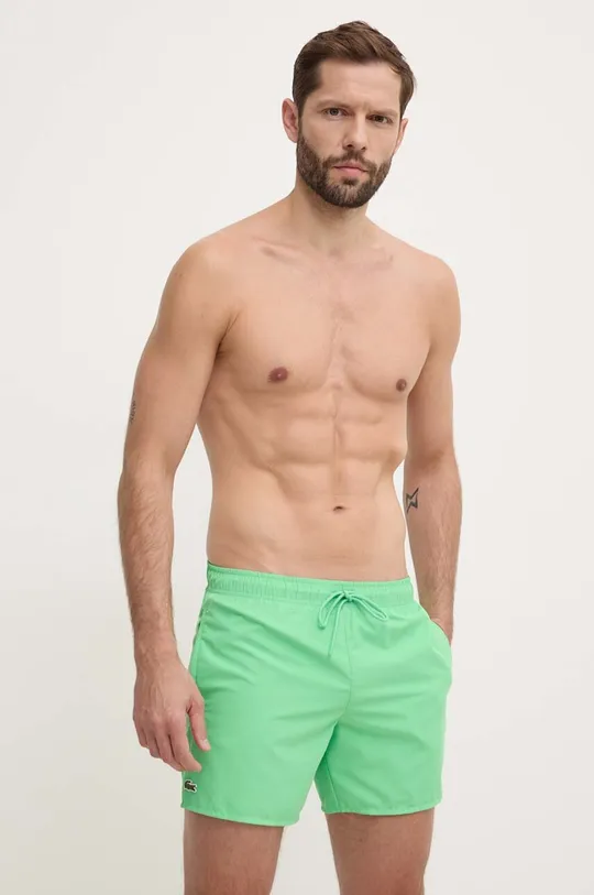 zelená Plavkové šortky Lacoste Pánsky