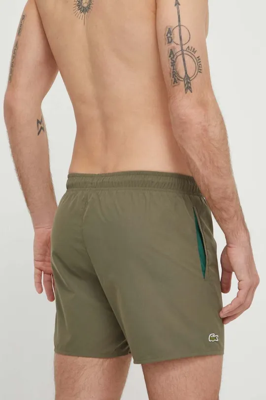 Kratke hlače za kupanje Lacoste zelena