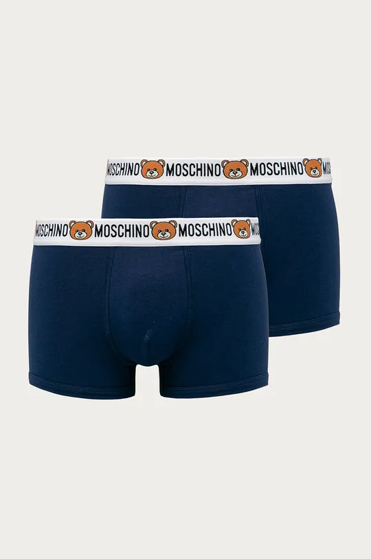granatowy Moschino Underwear - Bokserki (2 pack) Męski
