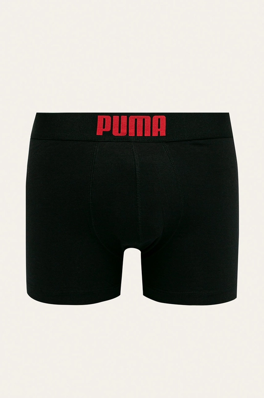 Puma boxeralsó 2 db Jelentős anyag: 95% pamut, 5% elasztán Ragasztószalag: 56% nejlon, 31% poliészter, 13% elasztán