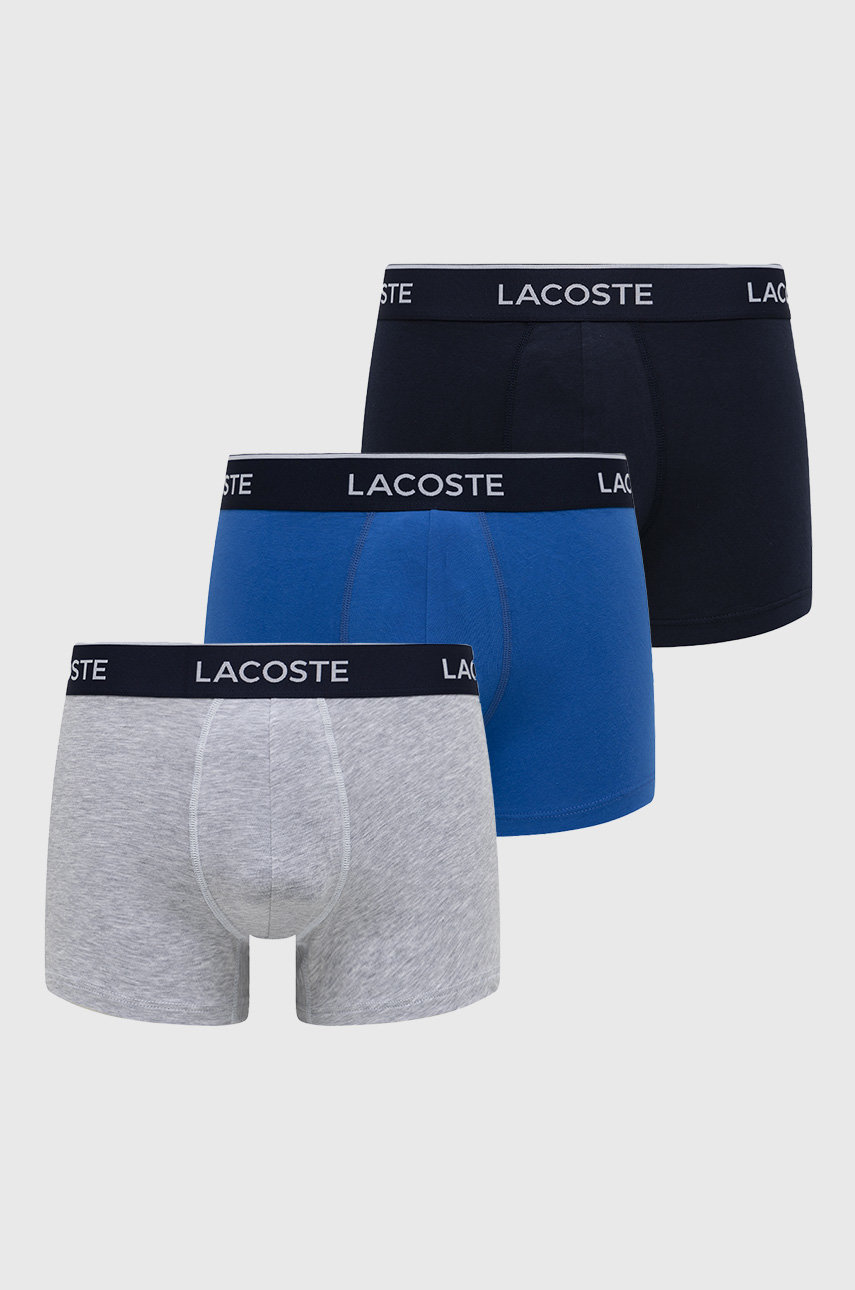 granatowy Lacoste bokserki (3-pack) Męski