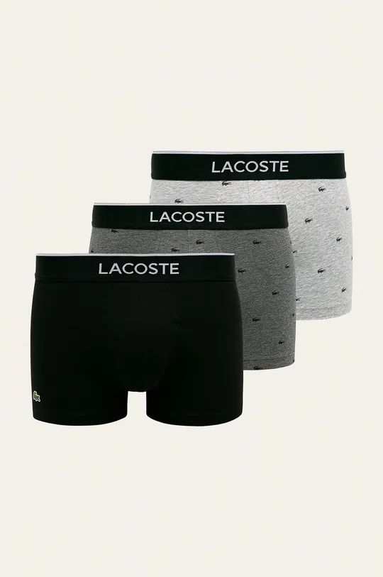 fekete Lacoste - Boxeralsó (3 db) Férfi