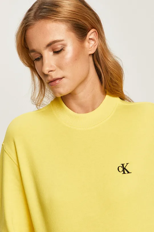 žltá Calvin Klein Jeans - Mikina