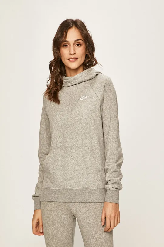 sivá Nike Sportswear - Mikina Dámsky