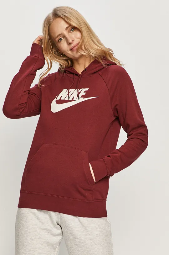 burgundské Nike Sportswear - Mikina